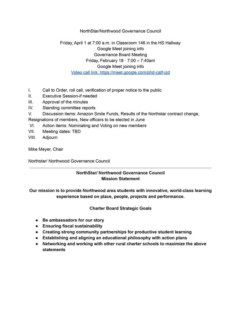 Live Feed Northwood School District