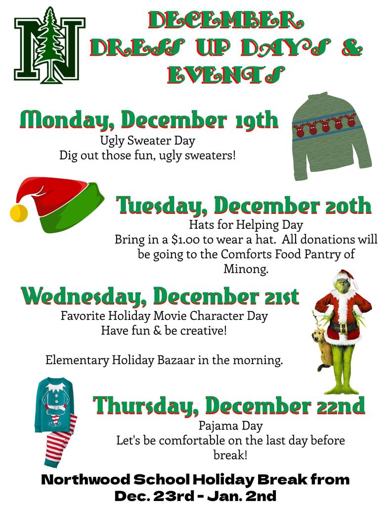 December Dress Up Days
